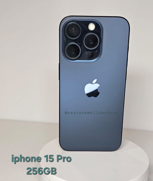 * Apple iPhone 15 Pro 256GB Blue – Unlocked