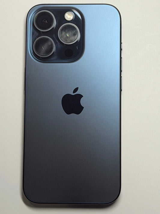 * Apple iPhone 15 Pro -128GB - Blue Titanium - Unlocked - Clean Fully Tested Face ID)